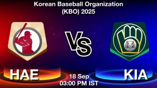 HAE vs KIA Baseball Match Previews