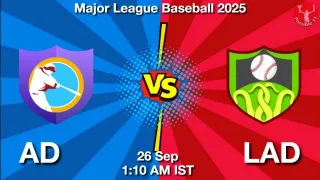 AD vs LAD Baseball Match Previews