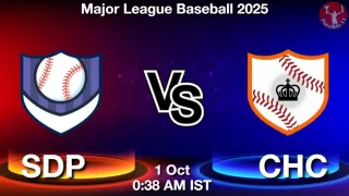 SDP vs CHC Baseball Match Previews