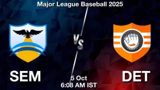 SEM vs DET Baseball Match Previews