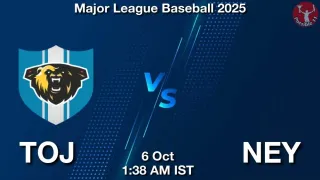 TOJ vs NEY Baseball Match Previews