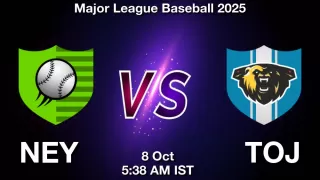 NEY vs TOJ Baseball Match Previews