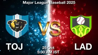 TOJ vs LAD Baseball Match Previews