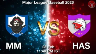 MM vs HAS Baseball Match Previews