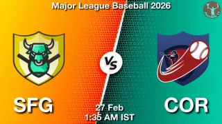 SFG vs COR Baseball Match Previews