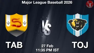 TAB vs TOJ Baseball Match Previews