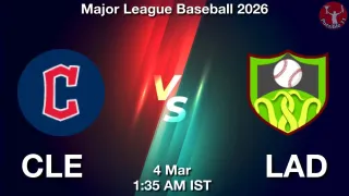 CLE vs LAD Baseball Match Previews