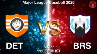 DET vs BRS Baseball Match Previews
