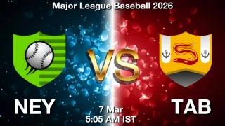 NEY vs TAB Baseball Match Previews