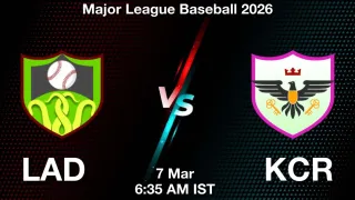 LAD vs KCR Baseball Match Previews