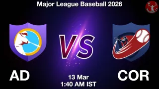 AD vs COR Baseball Match Previews