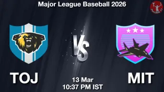 TOJ vs MIT Baseball Match Previews