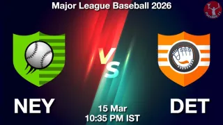 NEY vs DET Baseball Match Previews