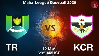 TR vs KCR Baseball Match Previews