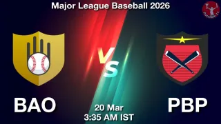 BAO vs PBP Baseball Match Previews