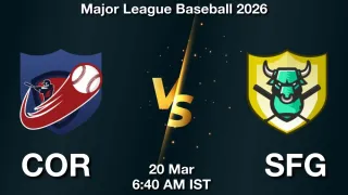 COR vs SFG Baseball Match Previews
