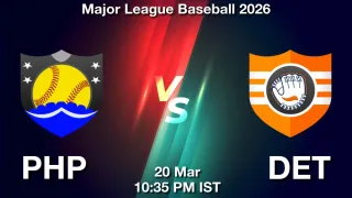 PHP vs DET Baseball Match Previews