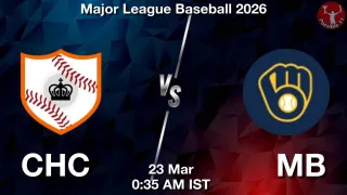 CHC vs MB Baseball Match Previews