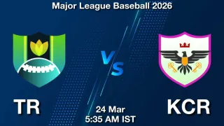 TR vs KCR Baseball Match Previews