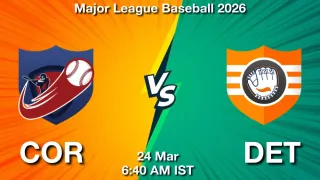 COR vs DET Baseball Match Previews