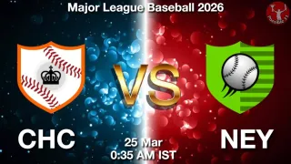 CHC vs NEY Baseball Match Previews
