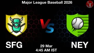 SFG vs NEY Baseball Match Previews