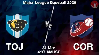 TOJ vs COR Baseball Match Previews