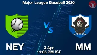 NEY vs MM Baseball Match Previews