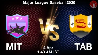 MIT vs TAB Baseball Match Previews