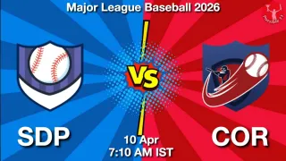 SDP vs COR Baseball Match Previews