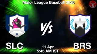 SLC vs BRS Baseball Match Previews
