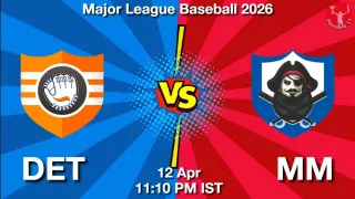 DET vs MM Baseball Match Previews