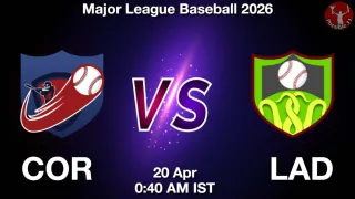 COR vs LAD Matcch Previews