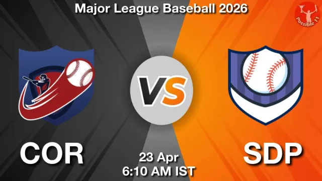 COR vs SDP ड्रीम11 भविष्यवाणी, फैंटेसी क्रिकेट टीम - 23 अप्रैल 2026