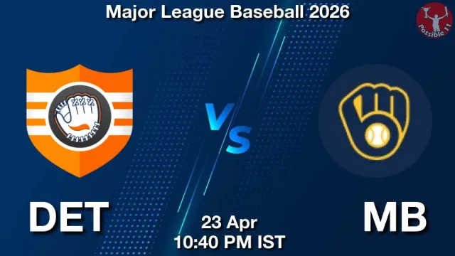 DET vs MB ड्रीम11 भविष्यवाणी, फैंटेसी क्रिकेट टीम - 23 अप्रैल 2026
