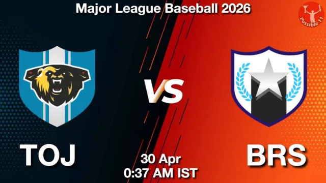 TOJ vs BRS ड्रीम11 भविष्यवाणी, फैंटेसी क्रिकेट टीम - 30 अप्रैल 2026