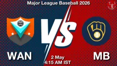 WAN vs MB Match Result