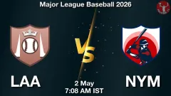 LAA vs NYM Match Result