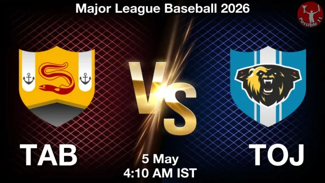 TAB vs TOJ Match Previews and Baseball Tips
