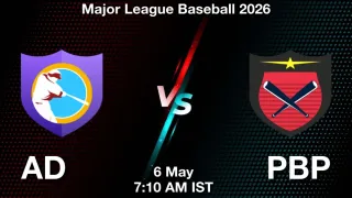 AD vs PBP Baseball Player Stats, Team News &