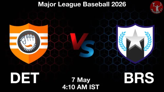 DET vs BRS Match Previews and Baseball Tips