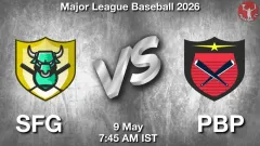 SFG vs PBP Match Result