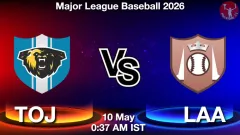 TOJ vs LAA Match Result