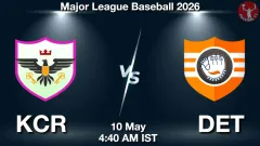 KCR vs DET Match Result