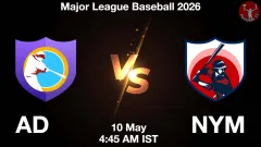 AD vs NYM Match Result