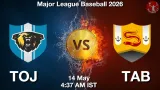 TOJ vs TAB Dream11 Prediction, Preview & Updates - <small>Thu, 14 May 04:37 AM IST</small>