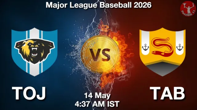 TOJ vs TAB Match Previews and Baseball Tips