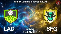 LAD vs SFG Match Result