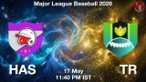 HAS vs TR Dream11 Prediction, Preview & Updates - <small>Sun, 17 May 11:40 PM IST</small>