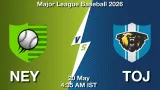 NEY vs TOJ Dream11 Prediction, Preview & Updates - <small>Wed, 20 May 04:35 AM IST</small>